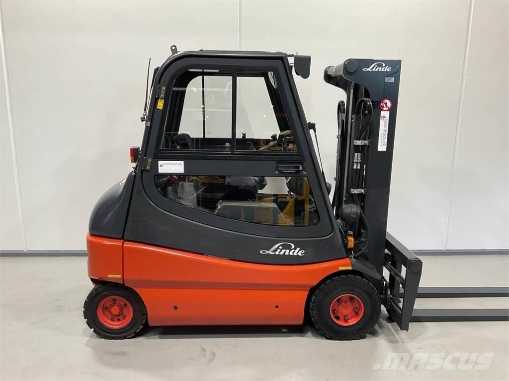 Linde E25P - 02 Elektriniai šakiniai krautuvai