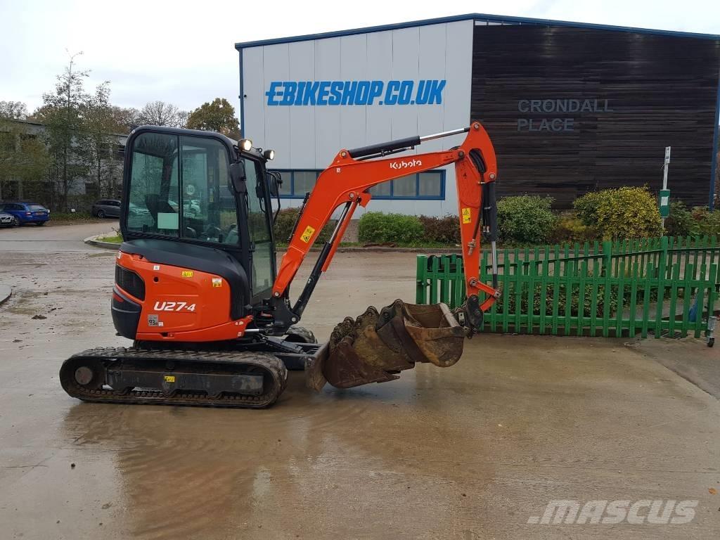 Kubota U27-4 Mini ekskavatoriai < 7 t