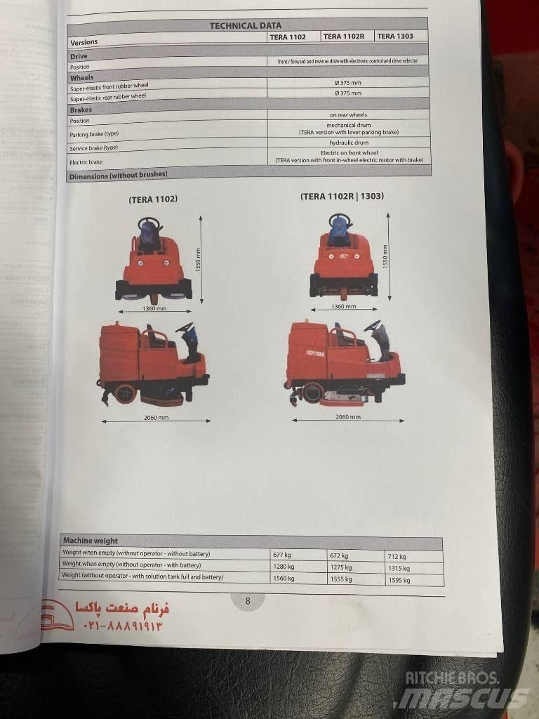 RCM Tera 1102 Gremžtukų džiovyklės