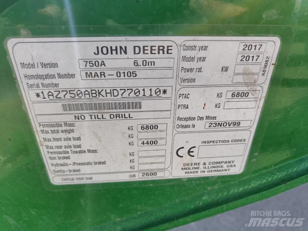 John Deere 750 A Sėjimo technika