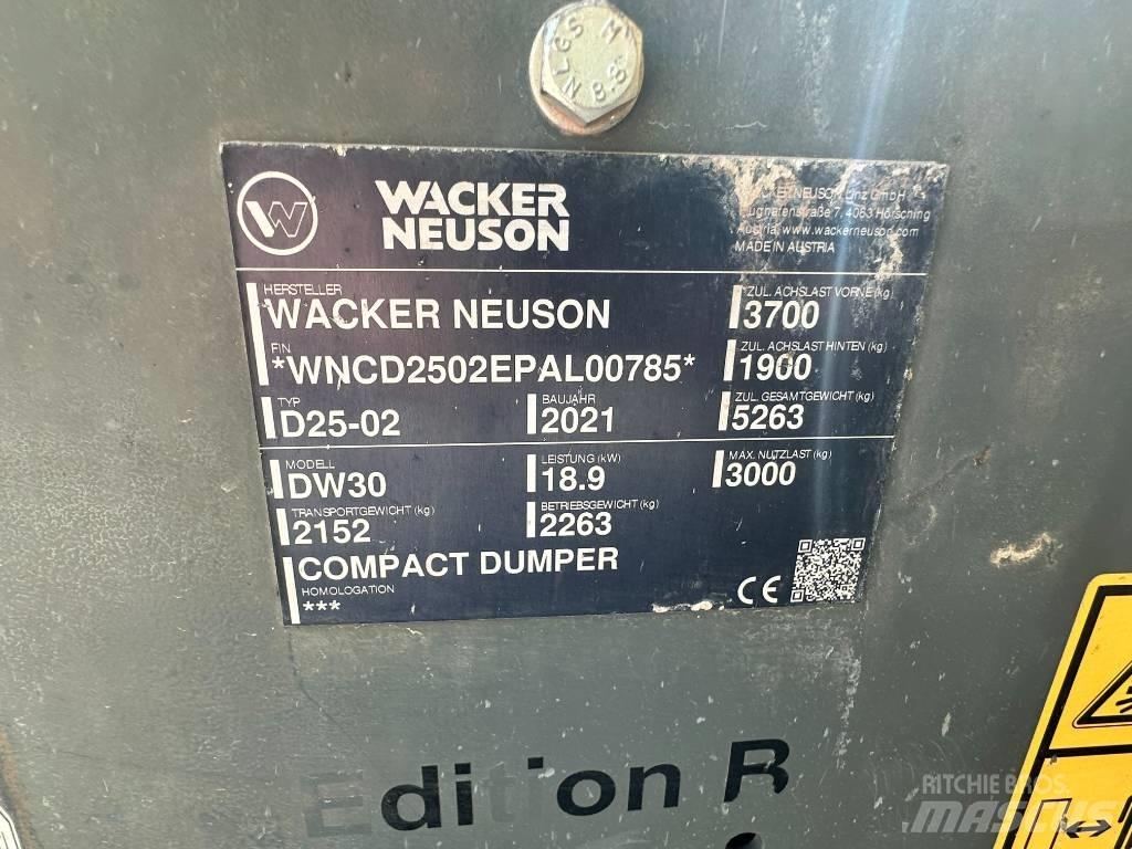 Wacker Neuson DW 30 Statybiniai savivarčiai sunkvežimiai