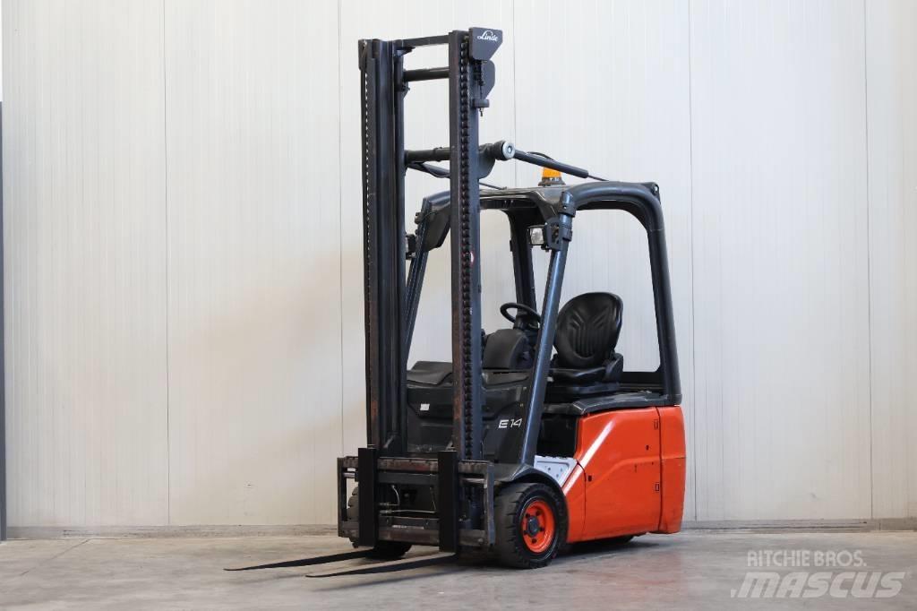 Linde E14-01 Elektriniai šakiniai krautuvai