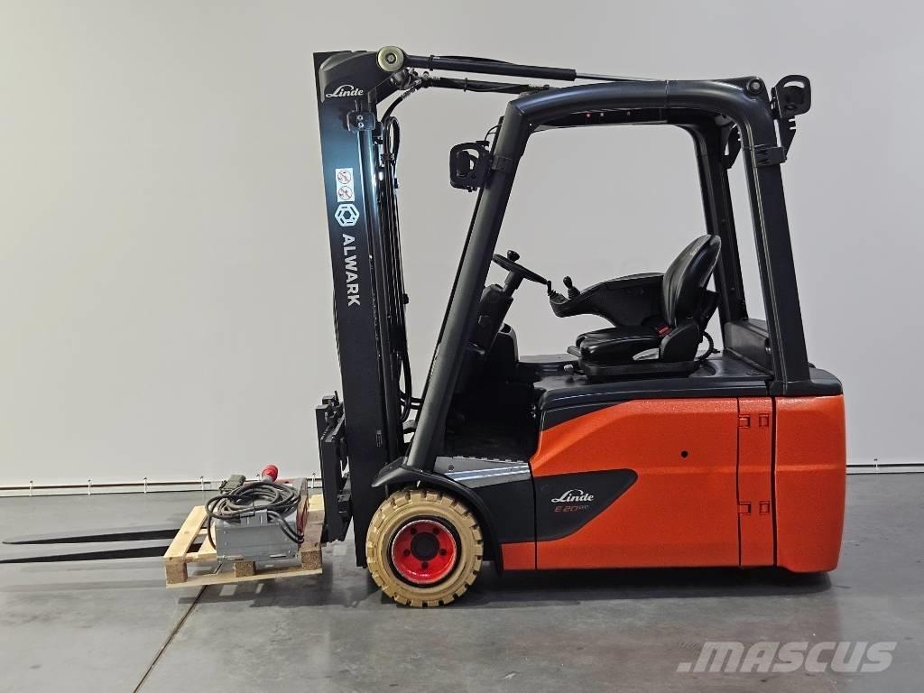 Linde E20L Elektriniai šakiniai krautuvai
