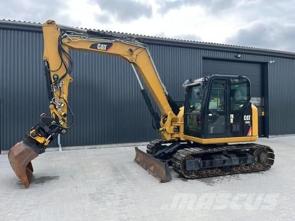 CAT 308 E CR Vidutinės galios ekskavatoriai 7-12 t