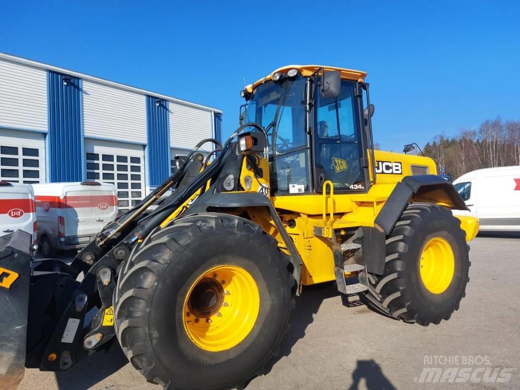 JCB 434S Naudoti ratiniai krautuvai