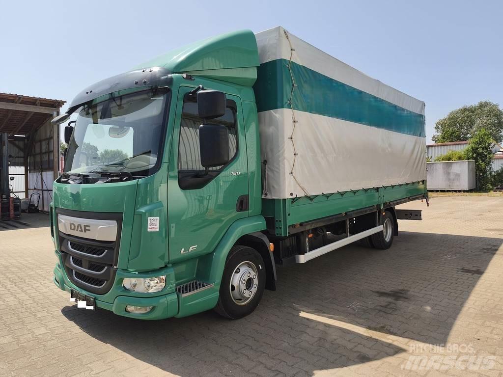 DAF LF 180 FA Priekabos su tentu