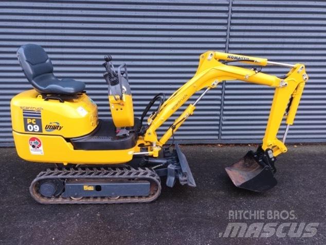 Komatsu PC 9 Mini ekskavatoriai < 7 t