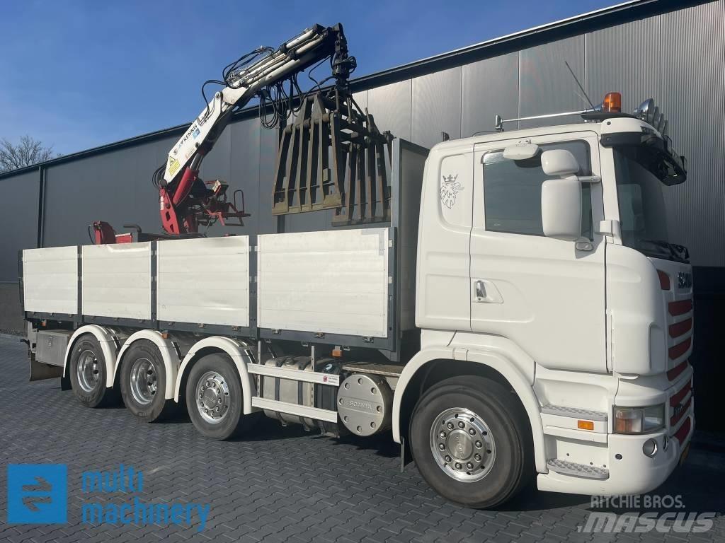 Scania R500 V8 Platformos/ Pakrovimas iš šono