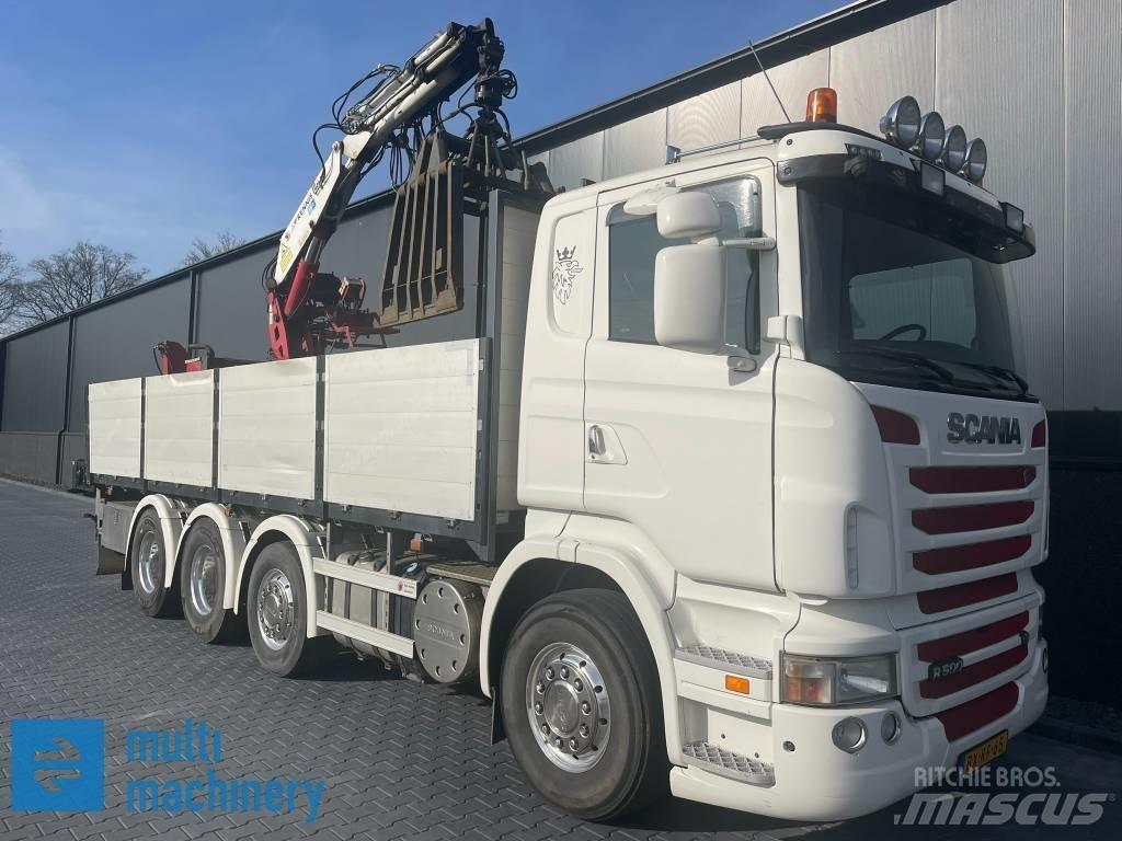 Scania R500 V8 Platformos/ Pakrovimas iš šono