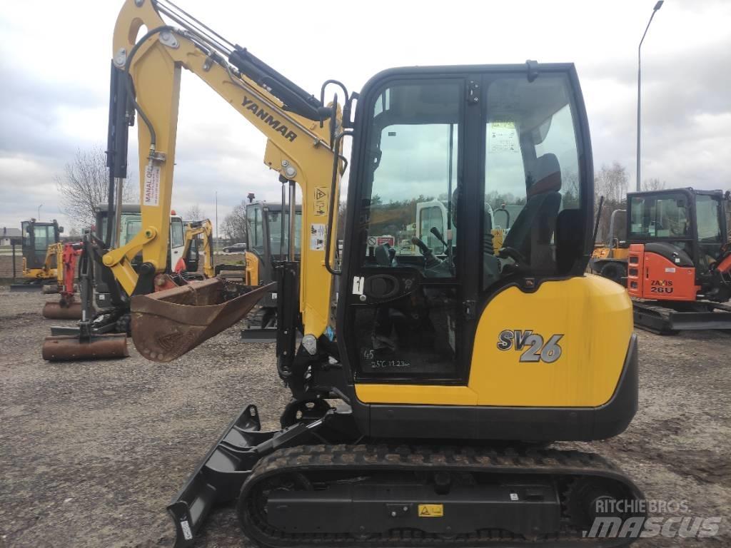 Yanmar SV 26 2017r Mini ekskavatoriai < 7 t