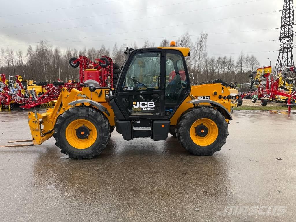 JCB 531-70 Agri Teleskopiniai krautuvai žemės ūkiui