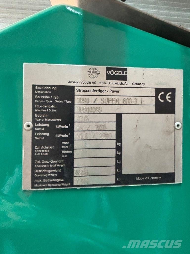 Vögele 800-3i Frezos