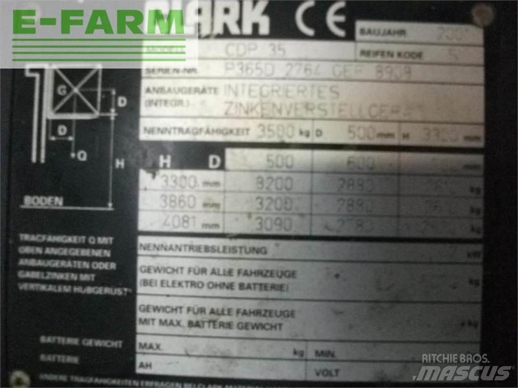 Clark cdp 35 Šakiniai krautuvai - Kita