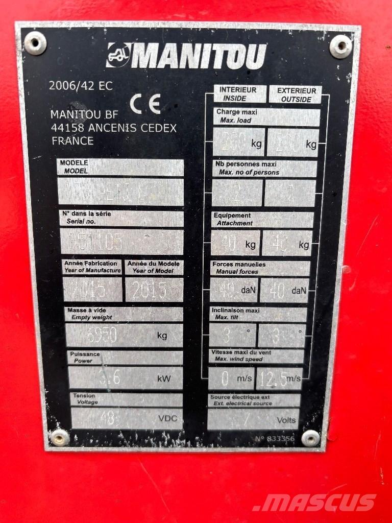 Manitou 170 AETJL Alkūniniai keltuvai