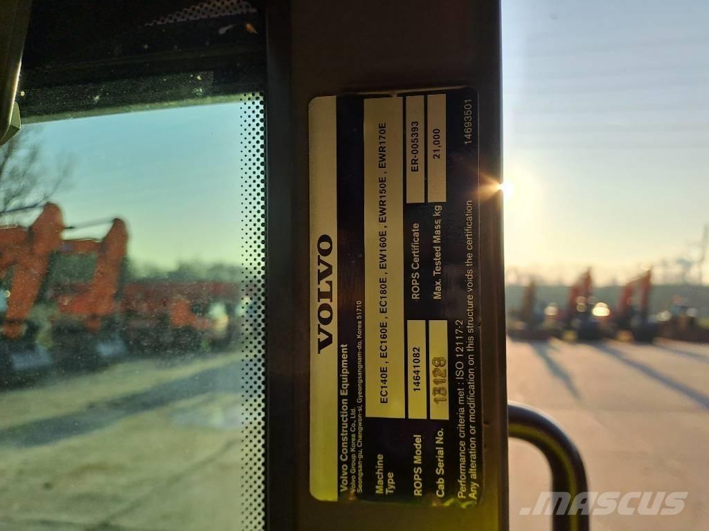 Volvo EW160E Ratiniai ekskavatoriai