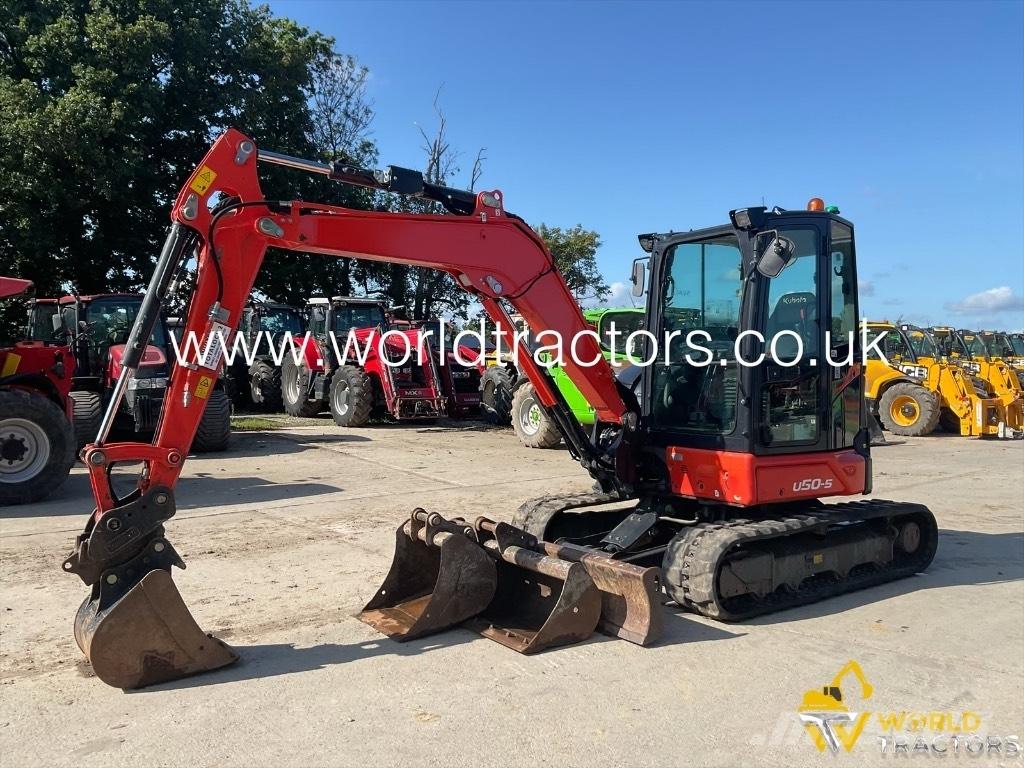 Kubota U 50-5 Vidutinės galios ekskavatoriai 7-12 t