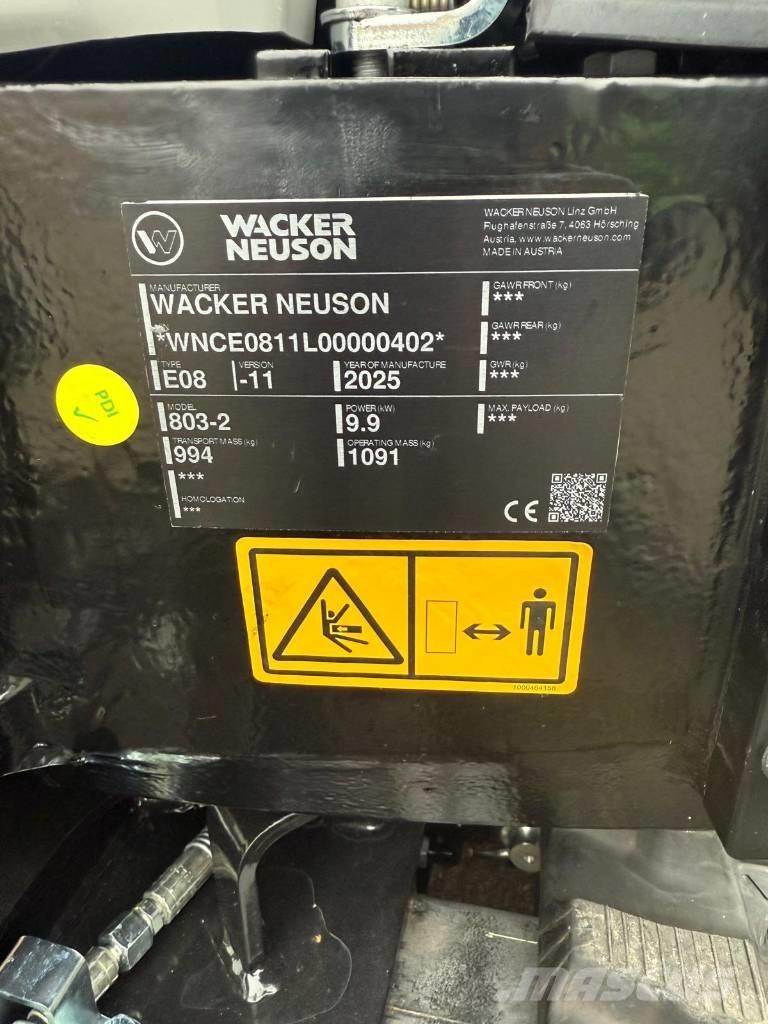 Wacker Neuson 803 Mini ekskavatoriai < 7 t