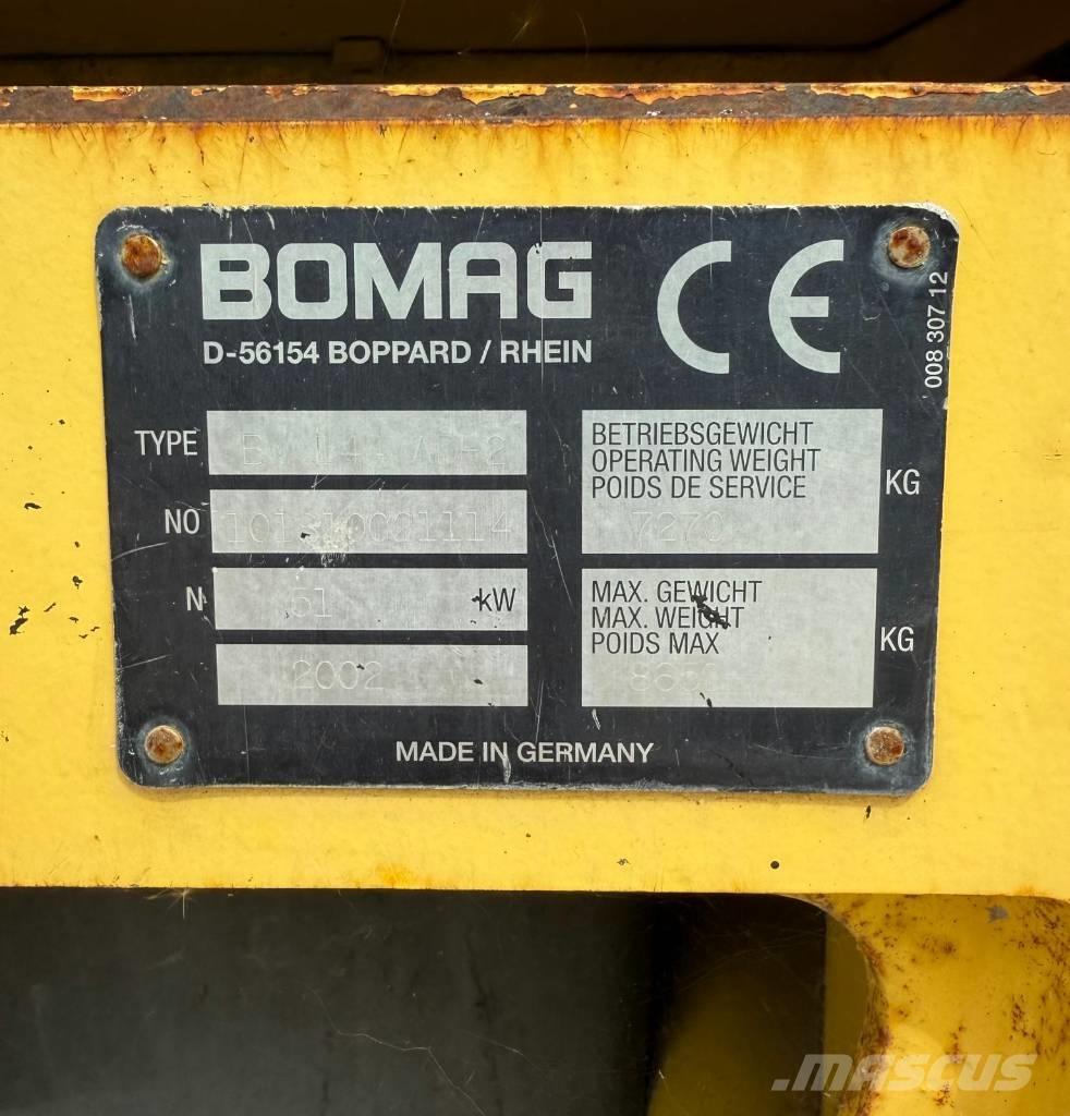 Bomag BW 144 AD-2 Porinių būgnų volai