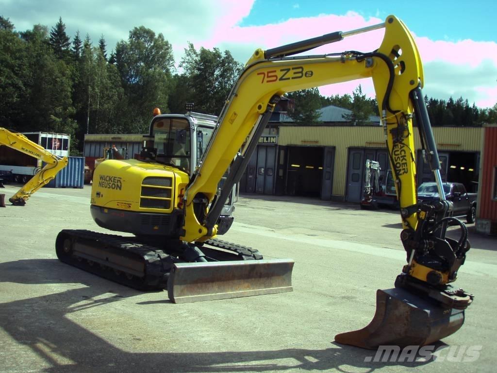 Wacker Neuson 75 Z3 Vidutinės galios ekskavatoriai 7-12 t
