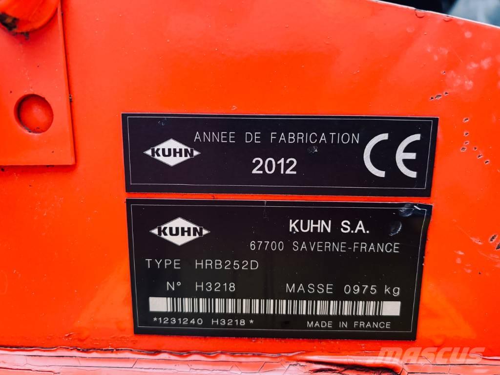 Kuhn HRB 252 Varomosios akėčios ir žemės frezos