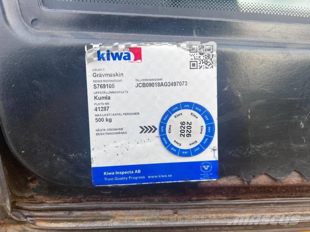 JCB 8018 Mini ekskavatoriai < 7 t