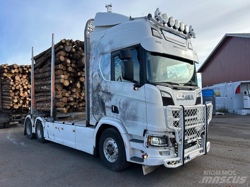 Scania R 650 Miškovežių vilkikai