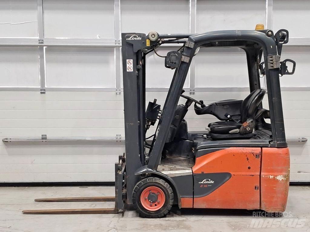 Linde E16C-03 Elektriniai šakiniai krautuvai