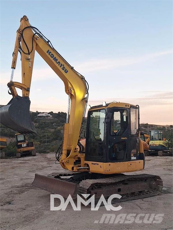 Komatsu PC80 Mini ekskavatoriai < 7 t