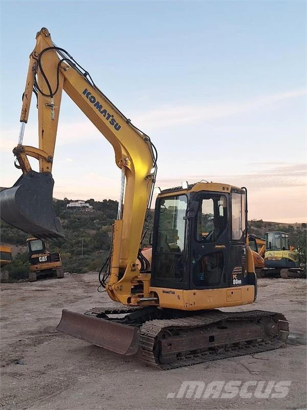 Komatsu PC80 Mini ekskavatoriai < 7 t