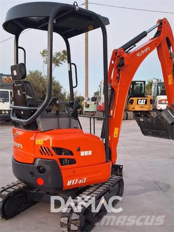 Kubota U17-3a Mini ekskavatoriai < 7 t