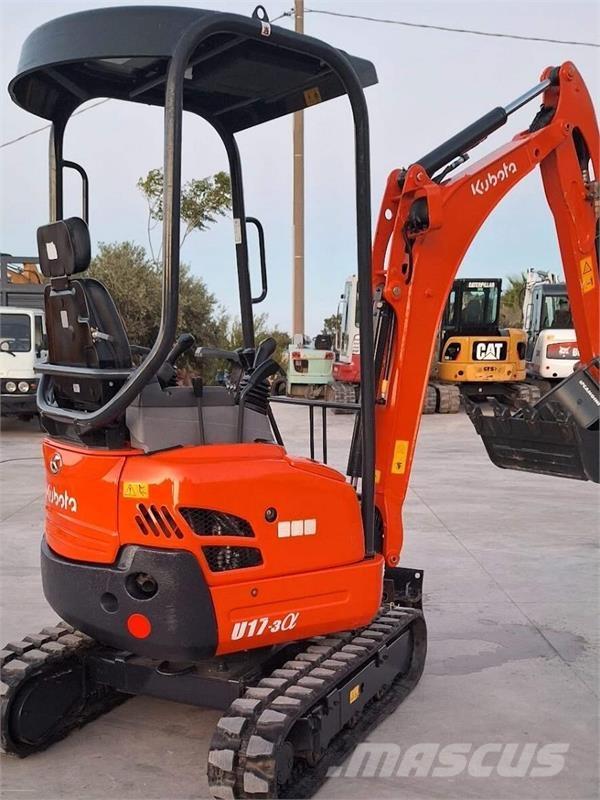 Kubota U17-3a Mini ekskavatoriai < 7 t