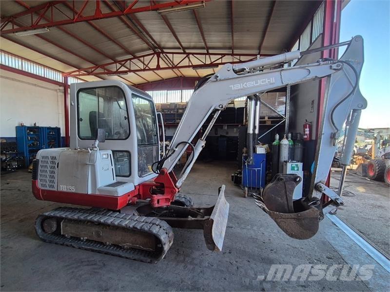 Takeuchi TB135 Mini ekskavatoriai < 7 t