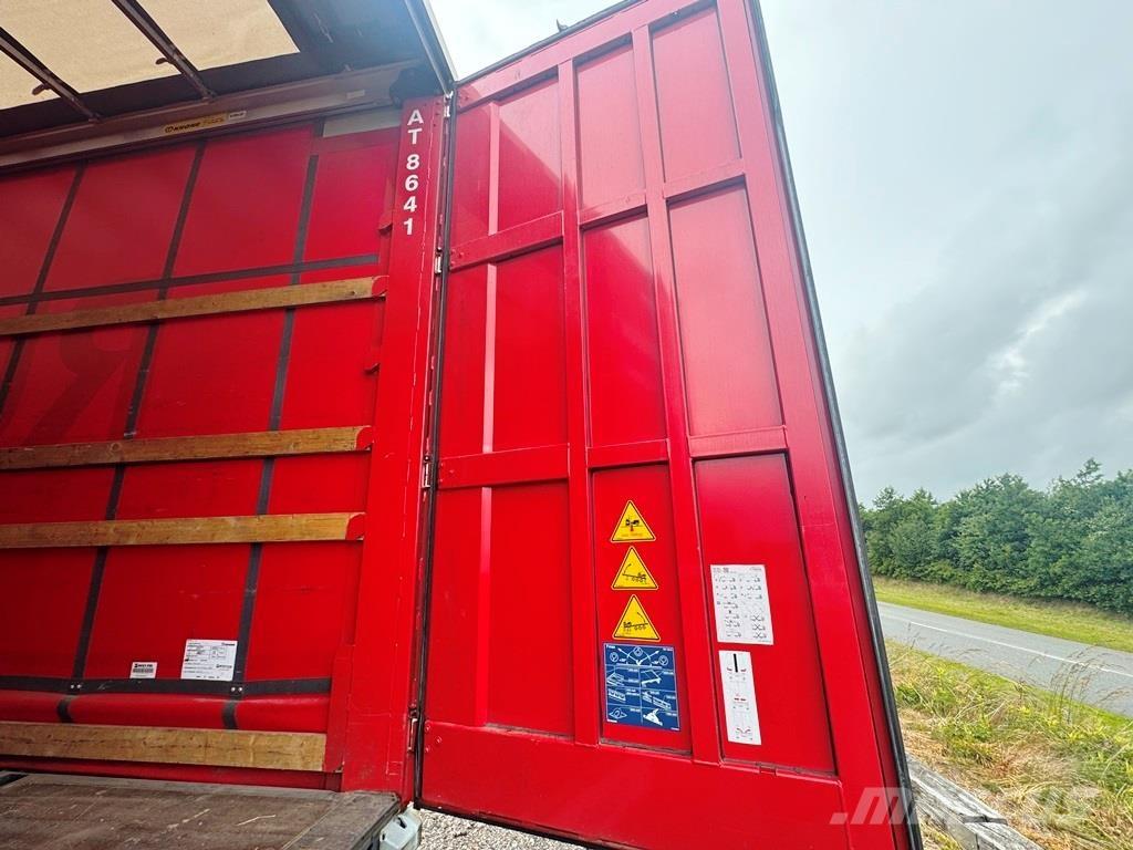 Krone 3 aksl. Tentinės puspriekabės