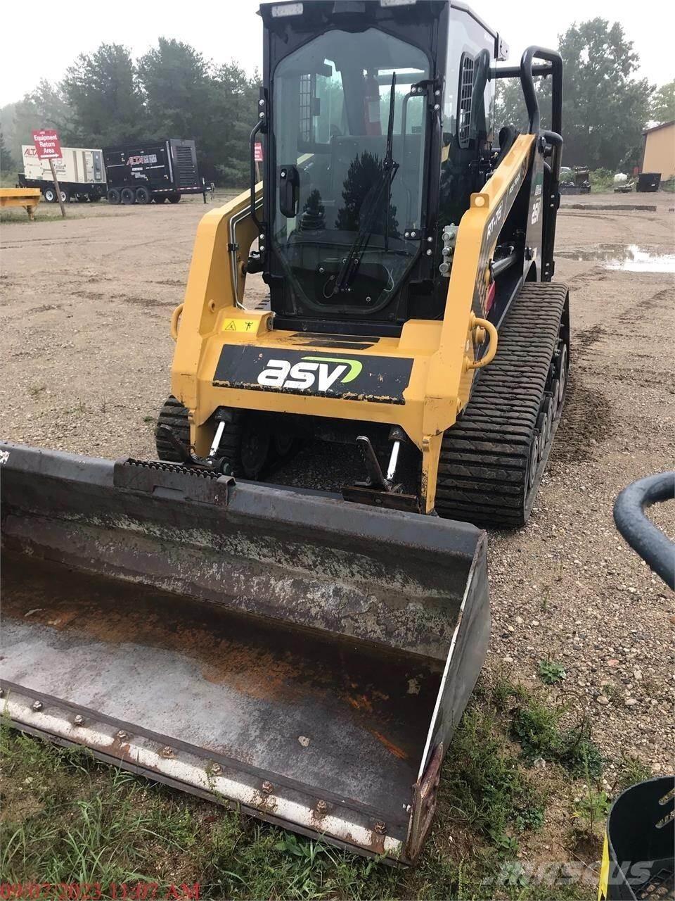 ASV POSI-TRACK RT75 Krautuvai su šoniniu pasukimu