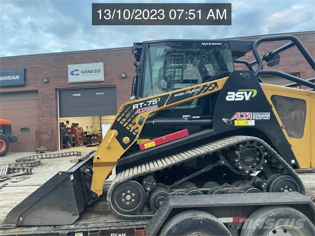 ASV POSI-TRACK RT75 Krautuvai su šoniniu pasukimu