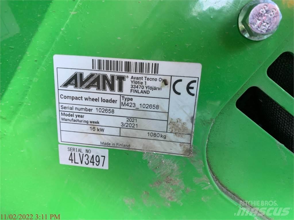 Avant 423 Naudoti ratiniai krautuvai