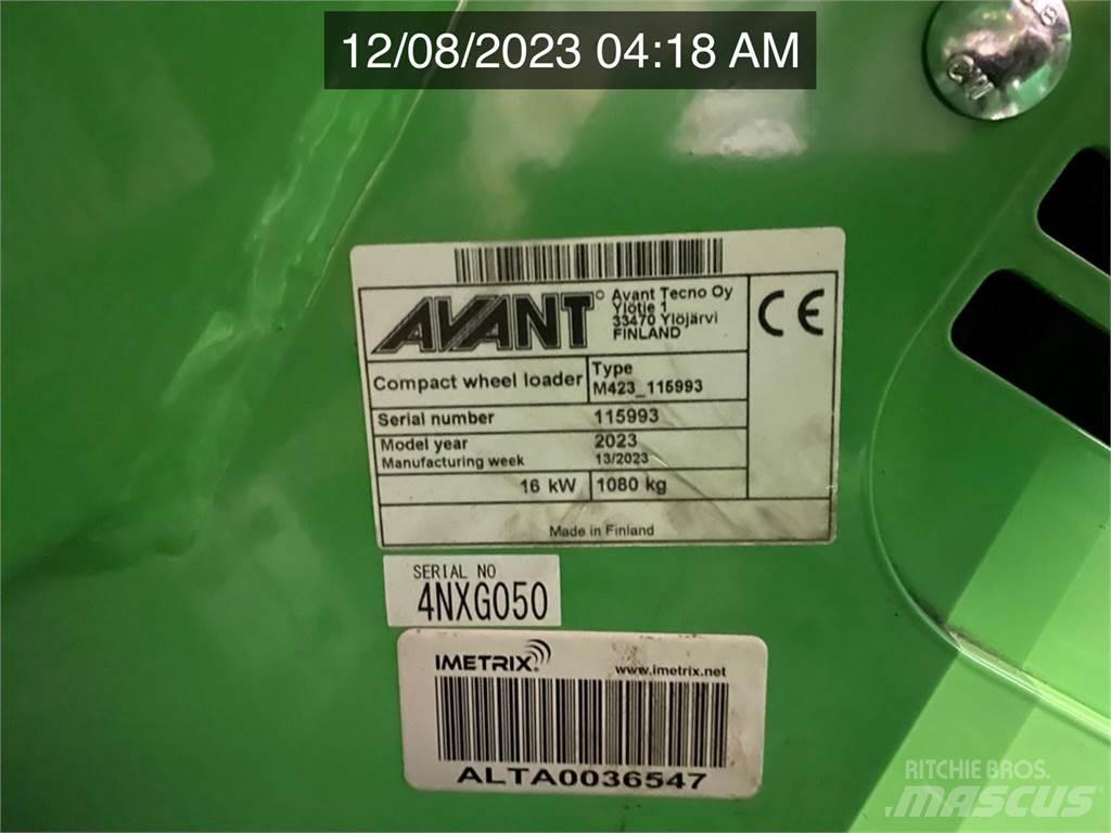 Avant 423 Naudoti ratiniai krautuvai
