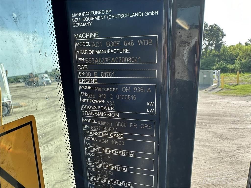 Bell B30E Karjeriniai savivarčiai