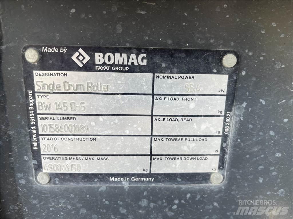 Bomag BW145D-5 Porinių būgnų volai