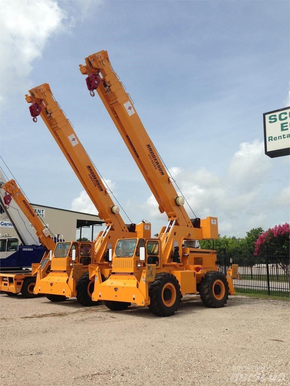 Broderson RT300 Neapdoroto reljefo kranai