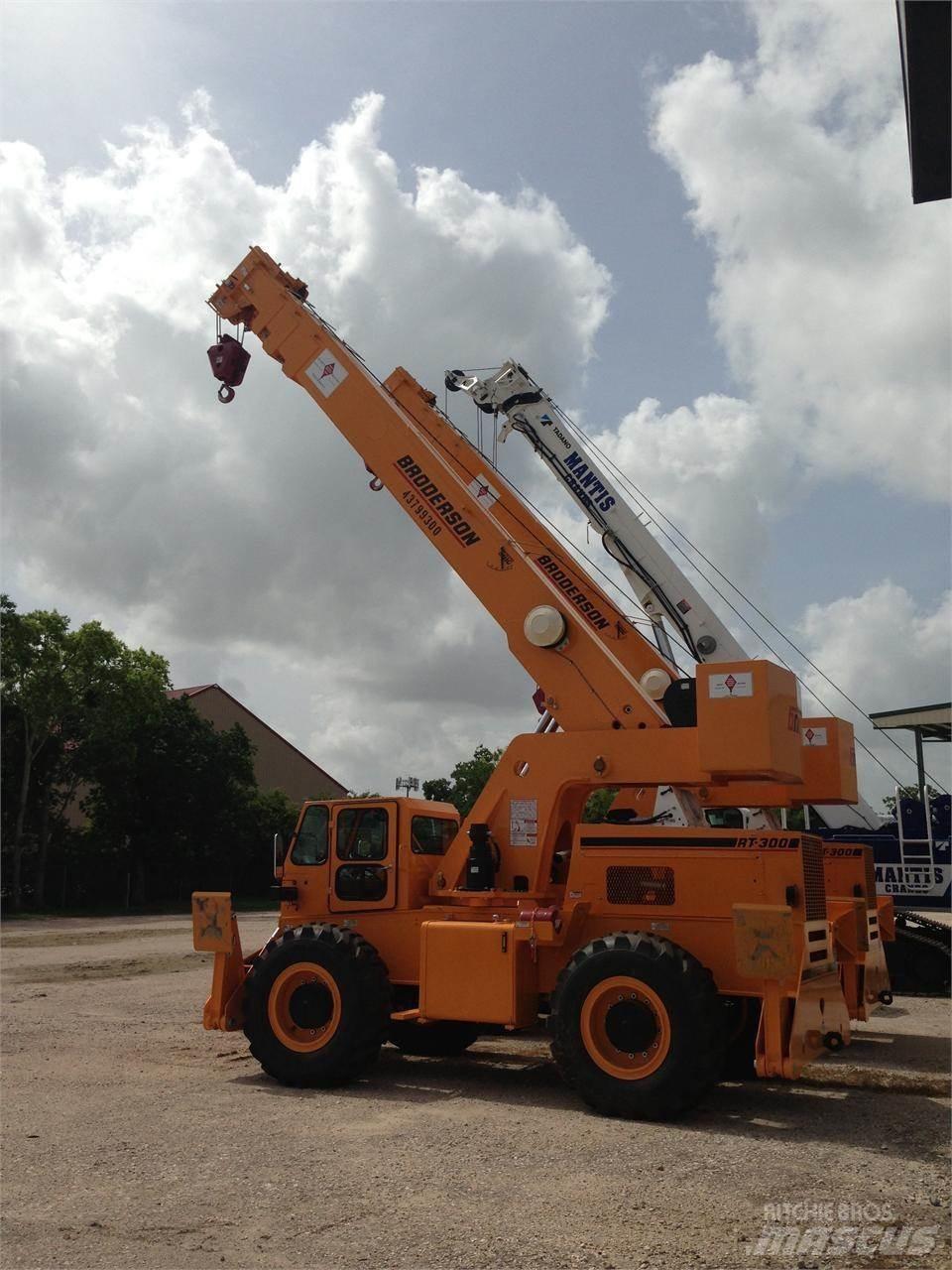 Broderson RT300 Neapdoroto reljefo kranai