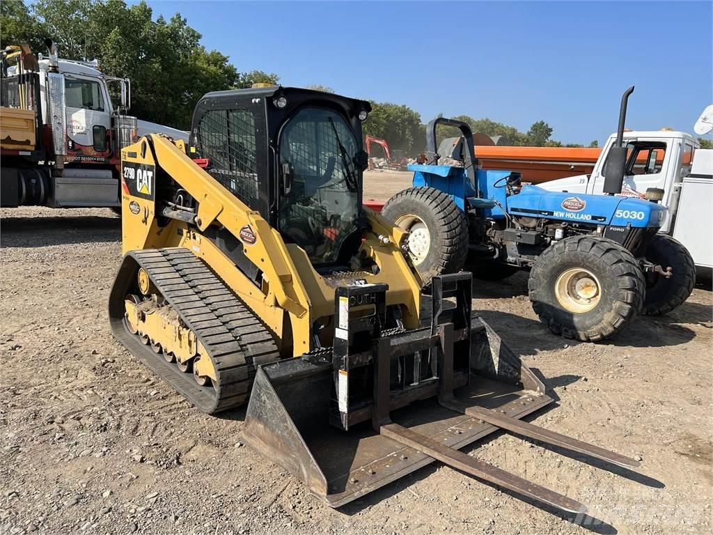 CAT 279D3 Krautuvai su šoniniu pasukimu