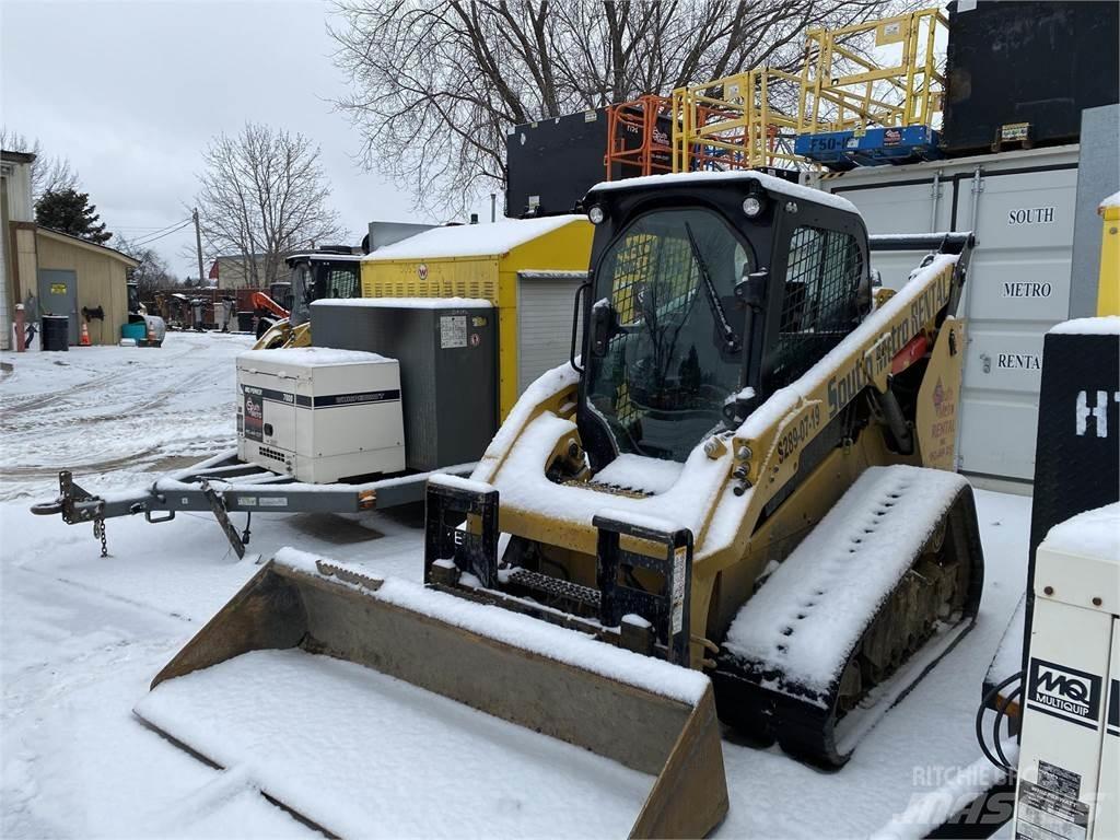 CAT 289D Krautuvai su šoniniu pasukimu