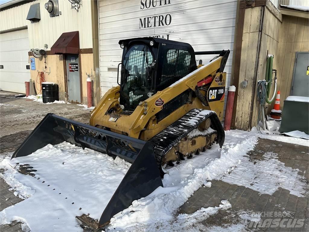 CAT 289D Krautuvai su šoniniu pasukimu