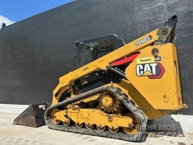 CAT 289D3 Krautuvai su šoniniu pasukimu