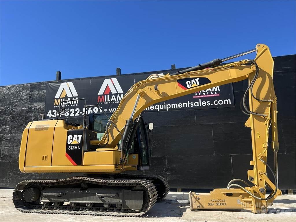 CAT 312E Atliekų / pramoniniai krautuvai