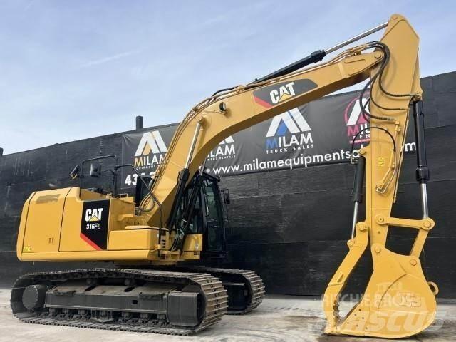 CAT 316FL Vikšriniai ekskavatoriai