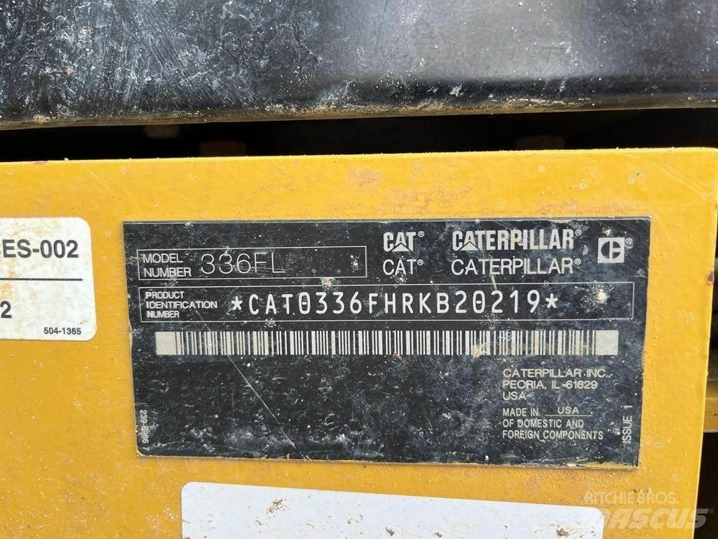 CAT 336FL Vikšriniai ekskavatoriai