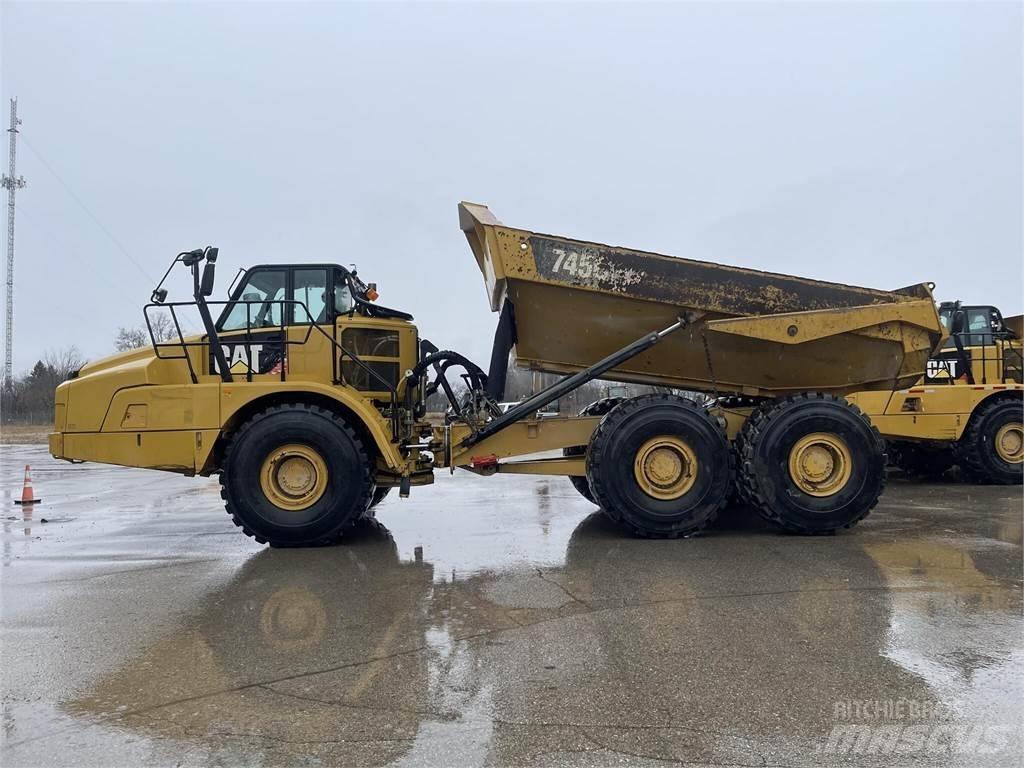 CAT 745C Karjeriniai savivarčiai