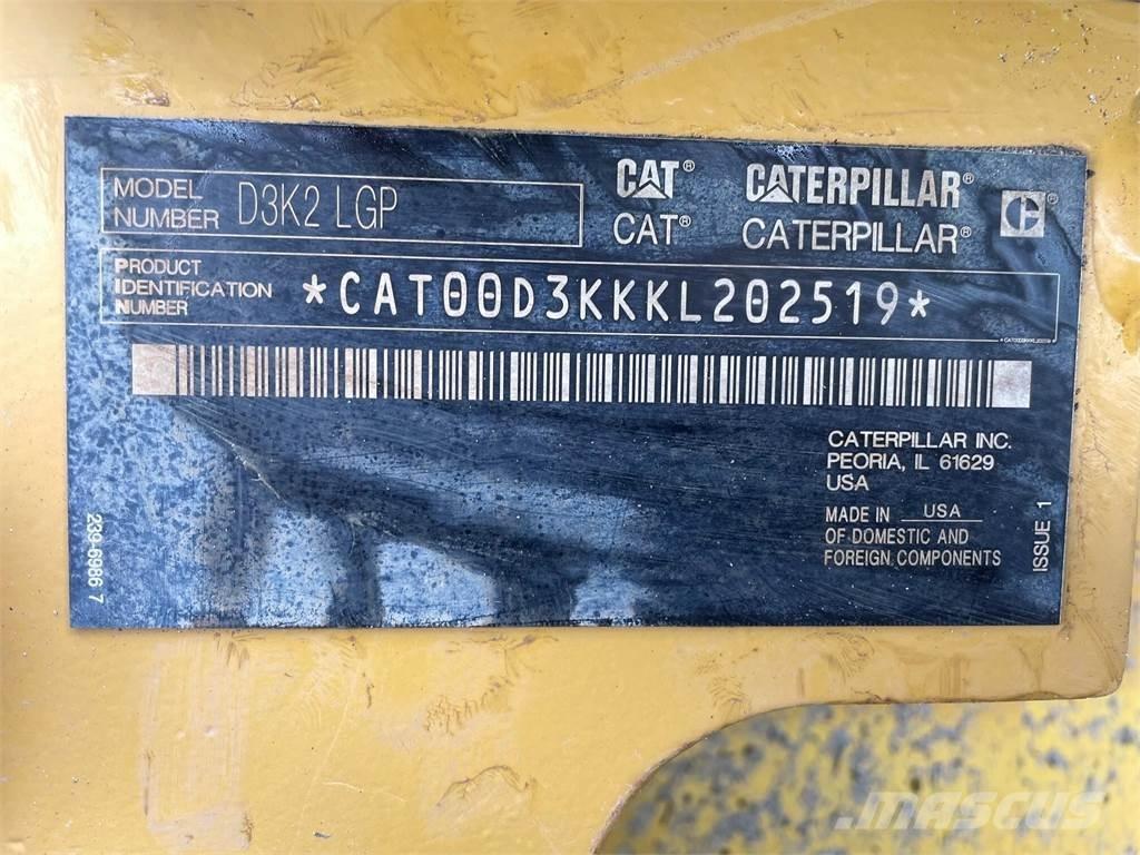 CAT D3K2 LGP Vikšriniai buldozeriai